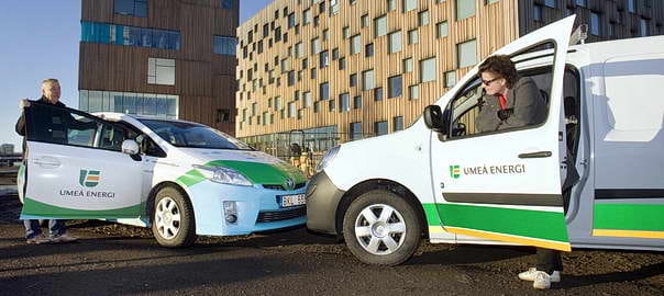 Umeå Energi elbilar